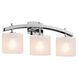 Fusion LED 25.5 inch Brushed Nickel Bath Bar Wall Light in 2100 Lm LED, Oval, Weave Fusion, Archway