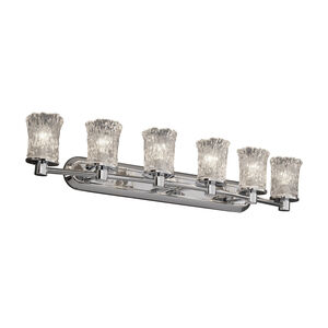 Veneto Luce LED 43.75 inch Polished Chrome Bath Bar Wall Light in 4200 Lm LED, Clear Textured (Veneto Luce), Rondo
