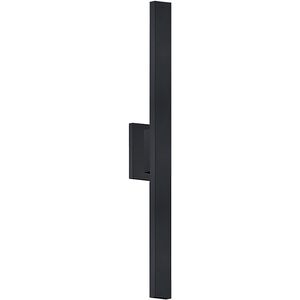 Zarai 1 Light 36 inch Matte Black Outdoor Wall Sconce