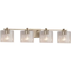 Fusion LED 34 inch Brushed Brass Bath Bar Wall Light