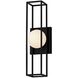 Fusion Collection - Float Family LED 18 inch Matte Black Outdoor Wall Sconce