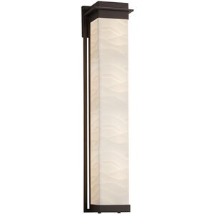 Porcelina Pacific LED 7 inch Dark Bronze Wall Sconce Wall Light