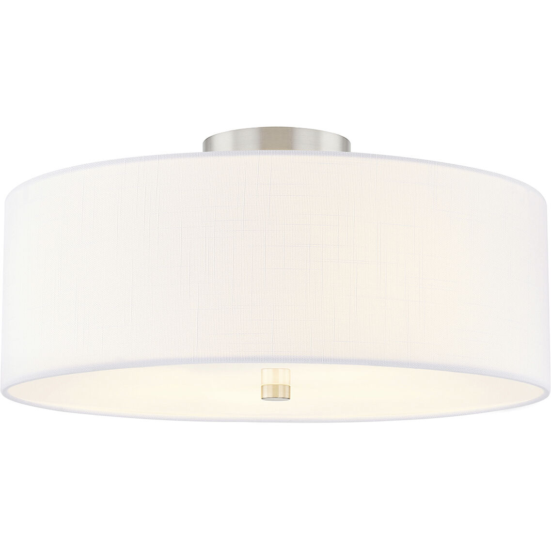 Textile Collection 4 Light 18.00 inch Semi-Flush Mount