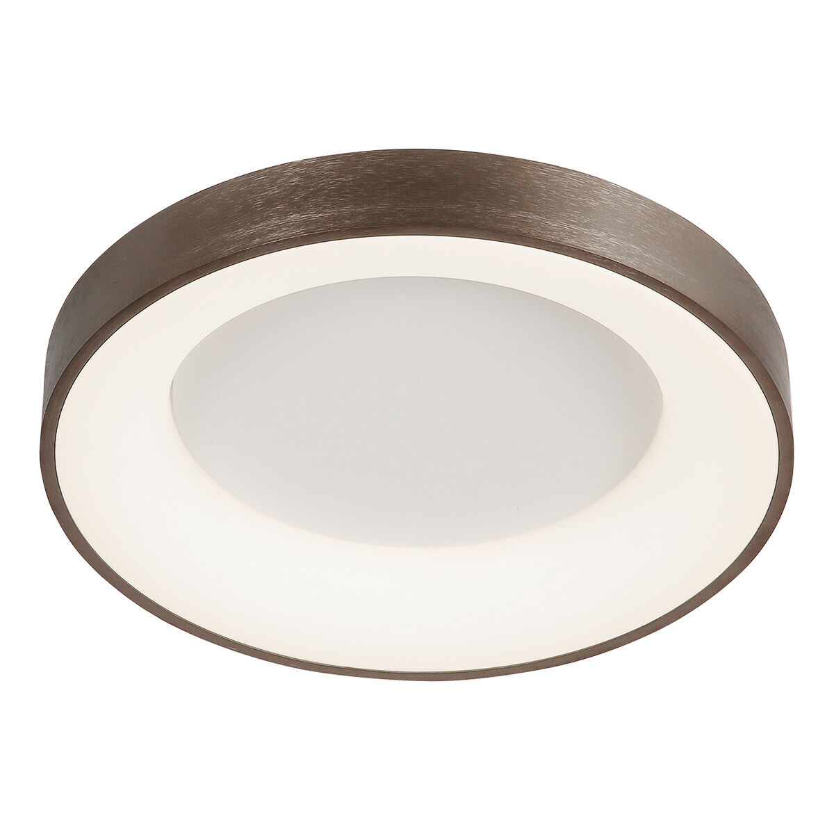 EVOLV LED 19 inch Light Bronze Flush-Mount Ceiling Light, Sway Family