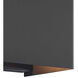 Marco Family 4.25 inch Matte Black ADA Wall Sconce Wall Light in 4" D x 4.25" W x 4.25" H, EVOLV