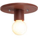 Radiance Collection 1 Light 8 inch Canyon Clay Flush Mount Ceiling Light