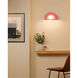 Ambiance Collection 1 Light 12 inch Cerise Wall Sconce Wall Light