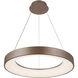 EVOLV LED 24 inch Light Bronze Pendant Ceiling Light, Sway Family