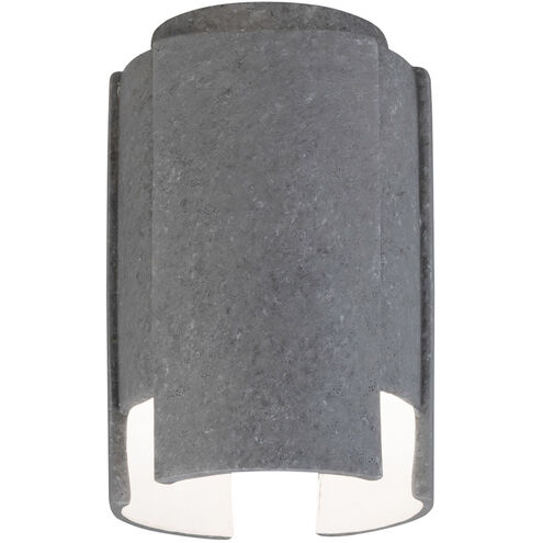 Radiance Collection LED 6.25 inch Gloss Black/Matte White Flush-Mount Ceiling Light