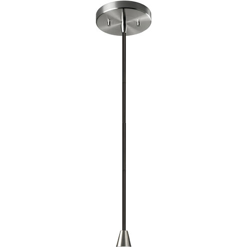 Radiance Collection 1 Light 12 inch Brushed Nickel Pendant Ceiling Light
