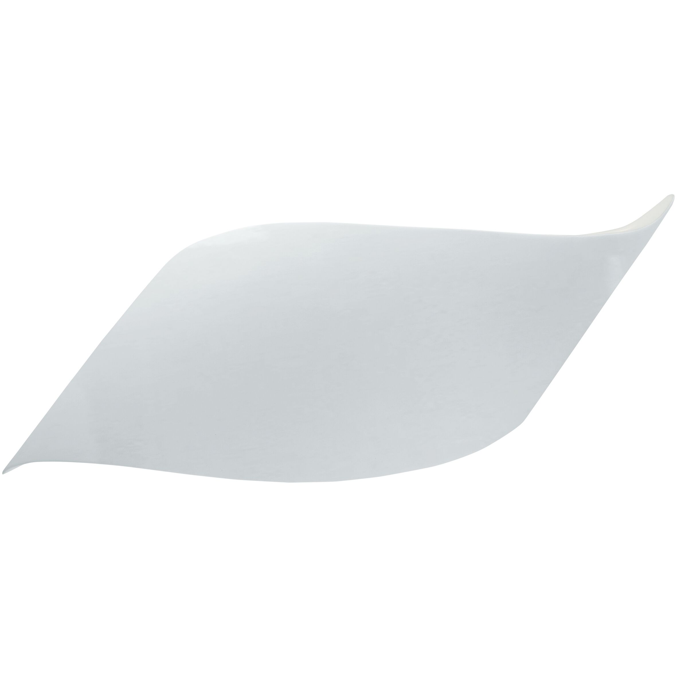 Ambiance Collection - Wave Wall Sconce Wall Light in Gloss White (outside and inside of fixture), Form+Finish+Function