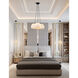Alabaster Rocks Collection 3 Light 21.5 inch Matte Black Pendant Ceiling Light, Globe Family