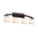 Textile LED 36 inch Polished Chrome Bath Bar Wall Light