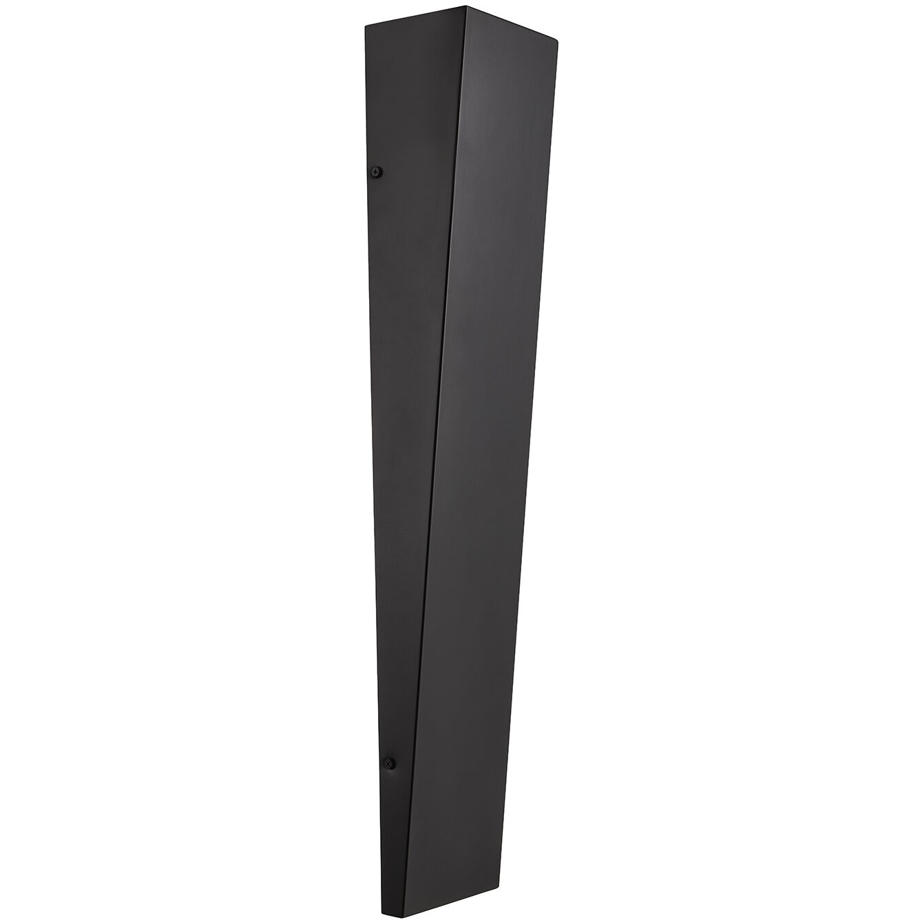 Corwin Family 28 inch Matte Black Outdoor Wall Sconce in 4" D x 5.5" W x 28" H, EVOLV
