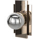 EVOLV LED 3.5 inch Brushed Brass ADA Wall Sconce Wall Light, Luna Family