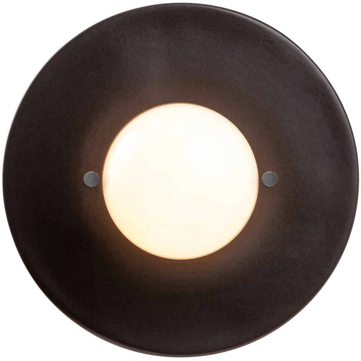Radiance Collection 1 Light 8 inch Carbon Matte Black Flush Mount Ceiling Light