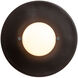 Radiance Collection 1 Light 8 inch Carbon Matte Black Flush Mount Ceiling Light