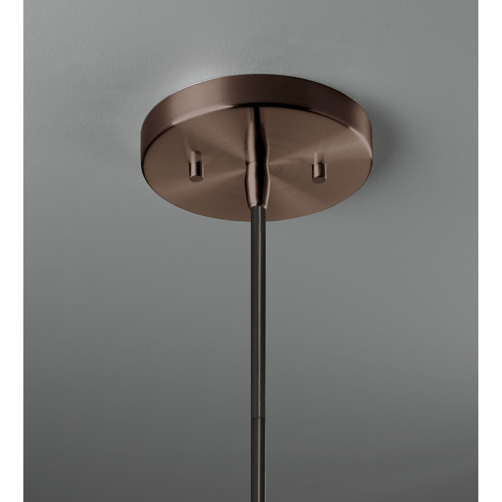 Radiance Collection LED 4.75 inch Bisque with Dark Bronze Pendant Ceiling Light