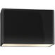 Ambiance LED 16.5 inch Matte Black ADA Wall Sconce Wall Light