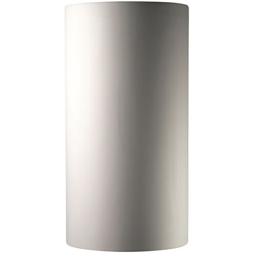 Ambiance Cylinder LED 21 inch Hammered Polished Brass Outdoor Wall Sconce, Really Big