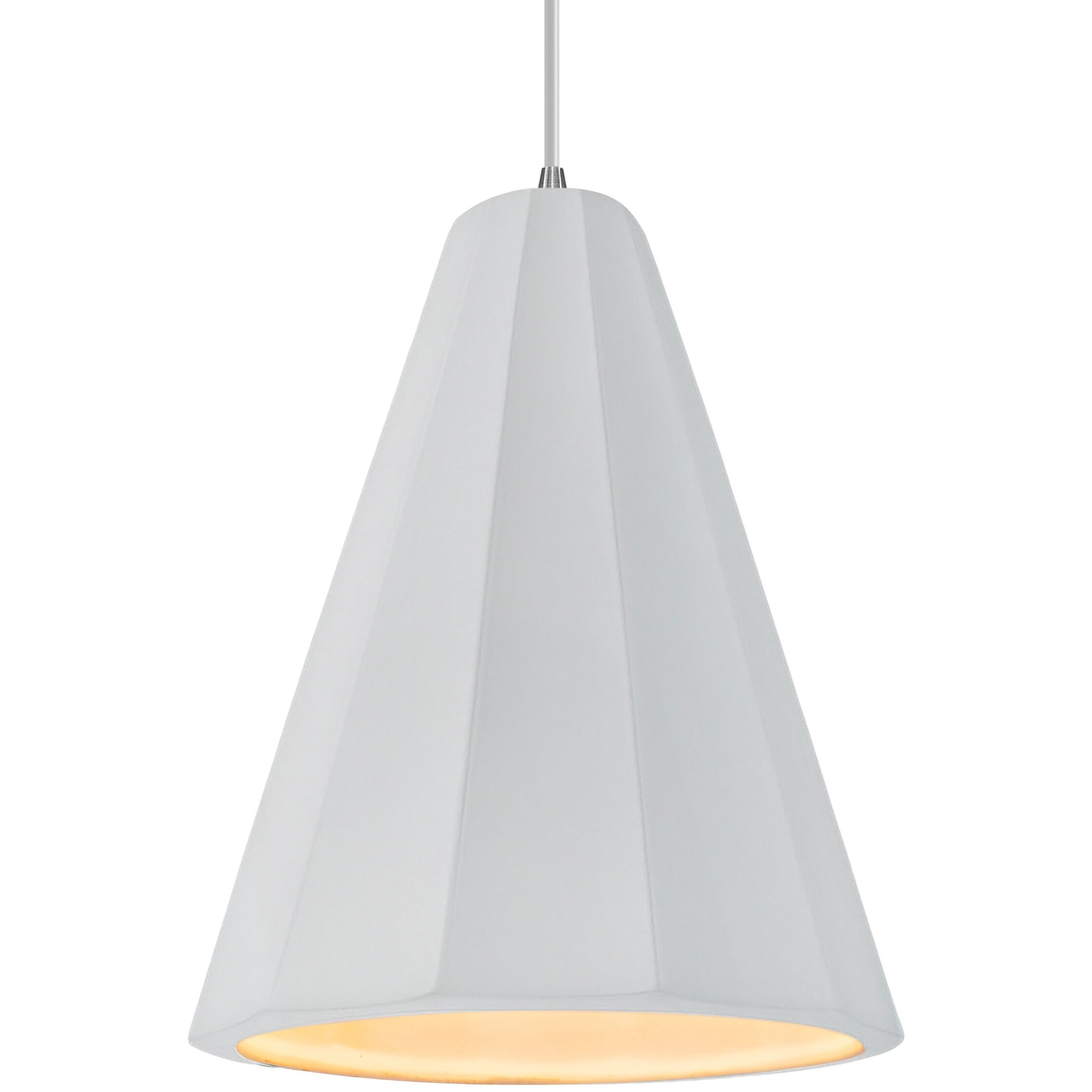 Radiance Collection - Fluted 1 Light 9.00 inch Pendant