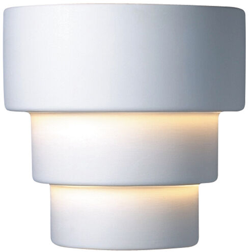 Ambiance Terrace LED 10.25 inch Matte White Outdoor Wall Sconce, Small