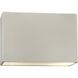 Ambiance Collection LED 10 inch Matte White Outdoor Wall Sconce