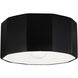 Radiance Collection 1 Light 12.25 inch Carbon Matte Black/Champagne Gold Outdoor Flush-Mount