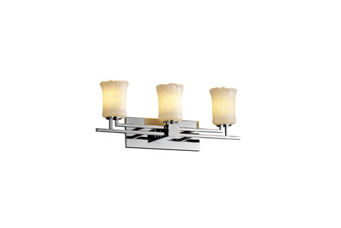 Veneto Luce LED 26 inch Brushed Nickel Bath Bar Wall Light in 2100 Lm LED, Lace (Veneto Luce), Round Flared, Aero