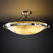 Lumenaria 6 Light 27 inch Brushed Nickel Semi-Flush Bowl Ceiling Light in Incandescent