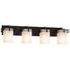 Fusion 36.5 inch Matte Black Bath Bar Wall Light