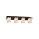 LumenAria 36.5 inch Dark Bronze Bath Bar Wall Light