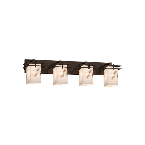 LumenAria 36.5 inch Dark Bronze Bath Bar Wall Light