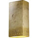 Ambiance Rectangle LED 11 inch Verde Patina Wall Sconce Wall Light, Really Big