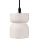 Radiance Collection 1 Light 3.5 inch Bisque Pendant Ceiling Light