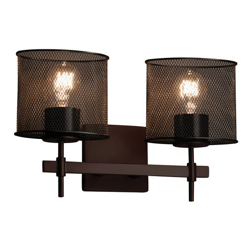 Wire Mesh 2 Light 15.50 inch Bathroom Vanity Light