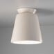 Radiance Collection 1 Light 7.5 inch Matte White Flush-Mount Ceiling Light