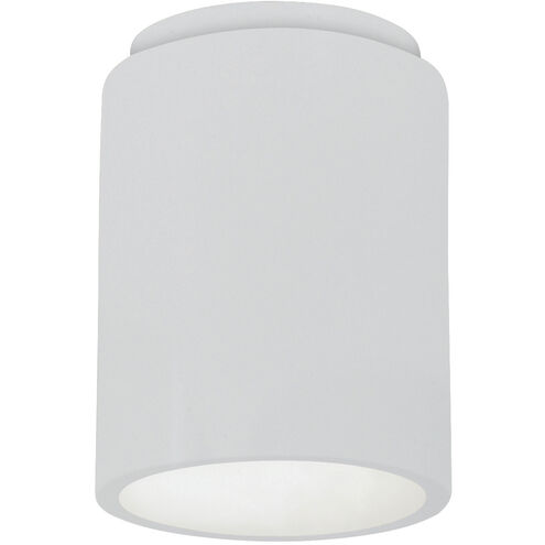 Radiance 1 Light 6.5 inch Gloss White Flush Mount Ceiling Light in Incandescent, Gloss White/Gloss White