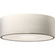 Radiance Collection LED 8.25 inch Gloss Black Flush-Mount Ceiling Light