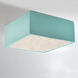 Radiance Collection LED 8 inch Real Rust Outdoor Flush-Mount