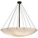 Clouds LED 72 inch Dark Bronze Pendant Bowl with Finial Ceiling Light in 12000 Lm LED, Pair of Square with Points