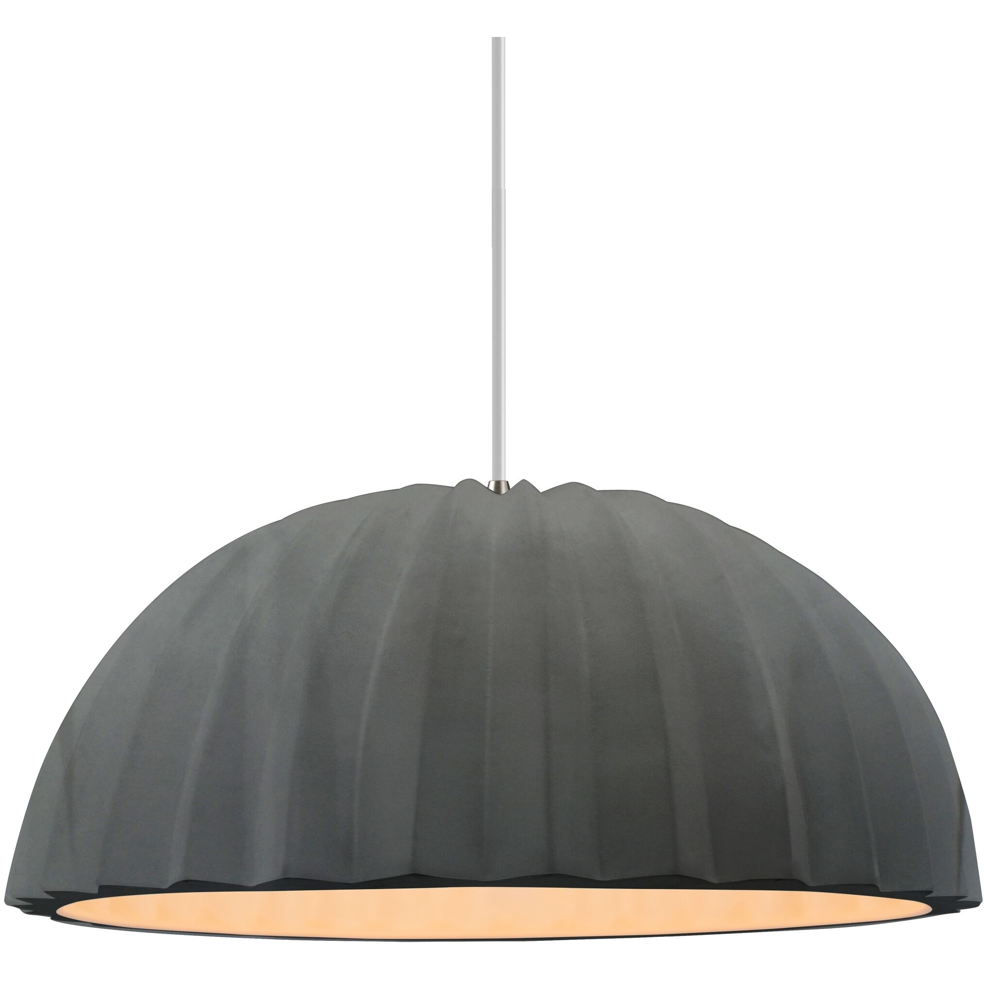 Radiance Collection - Pleated Dome 1 Light 13.00 inch Pendant