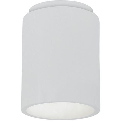 Radiance Cylinder LED 6.5 inch Gloss White Flush-Mount Ceiling Light