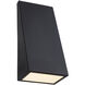 Corwin Family 1 Light 12 inch Matte Black Outdoor Wall Sconce in 4" D x 5.5" W x 12" H, EVOLV