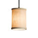 Textile LED 4 inch Matte Black Pendant Ceiling Light
