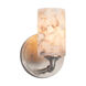 Alabaster Rocks 1 Light 6 inch Polished Chrome Wall Sconce Wall Light in Square with Flat Rim, Incandescent
