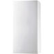 Ambiance 1 Light 5.25 inch Matte White Wall Sconce Wall Light, Form+Finish+Function