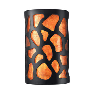 Ambiance 1 Light 7.75 inch Carbon Matte Black ADA Wall Sconce Wall Light