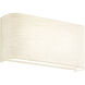 Textile Collection - Marco Family 10 inch Cream Linen ADA Wall Sconce Wall Light, EVOLV