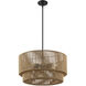 Eco Collection - Milos Family 6 Light 24.00 inch Semi-Flush Mount